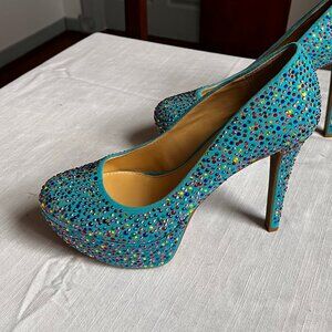 Gianni Bini "Legacy" Rhinestone Platform Pumps ~ Size 6.5M